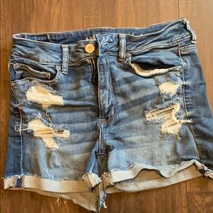 American eagle high rise shortie- size 12